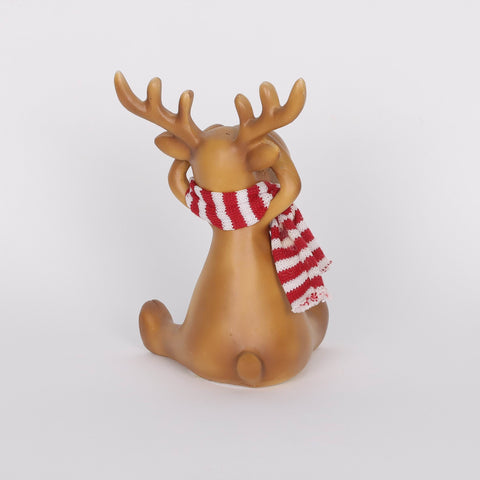 Christmas Resin Reindeer Décor