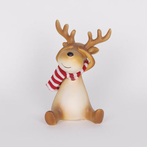 Christmas Resin Reindeer Décor