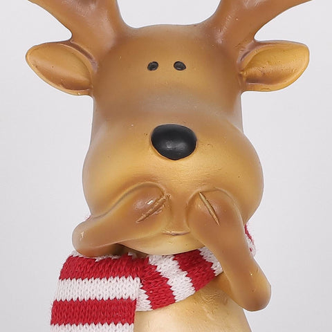 Christmas Resin Reindeer Décor