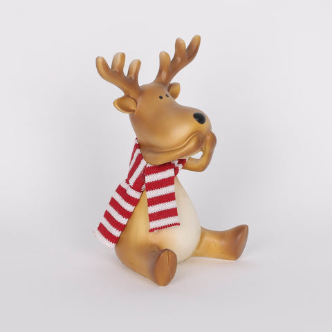 Christmas Resin Reindeer Décor