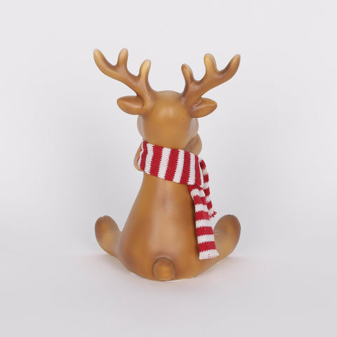 Christmas Resin Reindeer Décor
