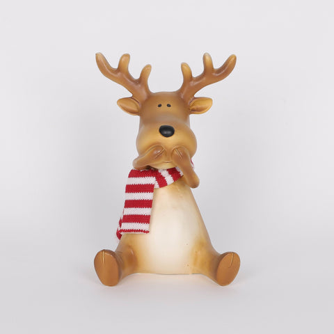Christmas Resin Reindeer Décor