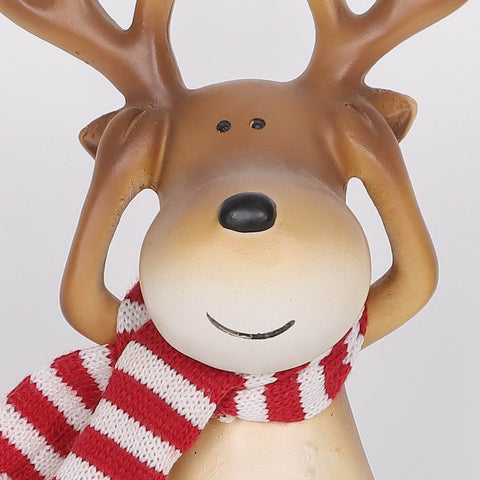 Christmas Resin Reindeer Décor