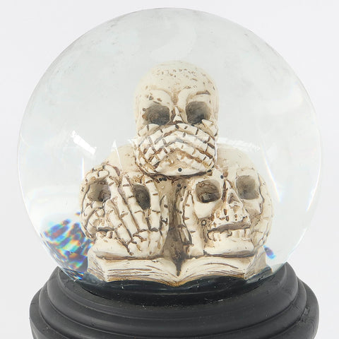 5.0*9.0'' Skull Resin Water Ball Décor