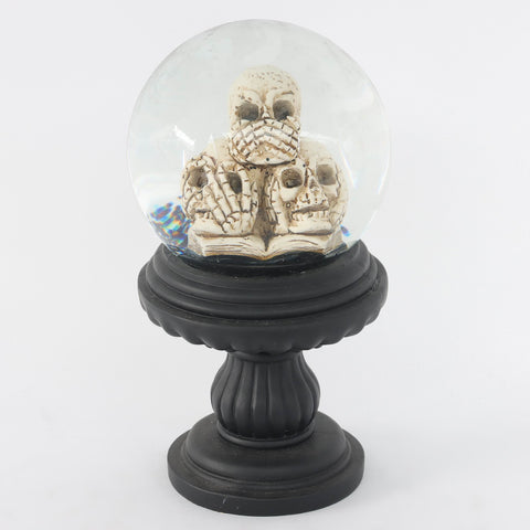 5.0*9.0'' Skull Resin Water Ball Décor