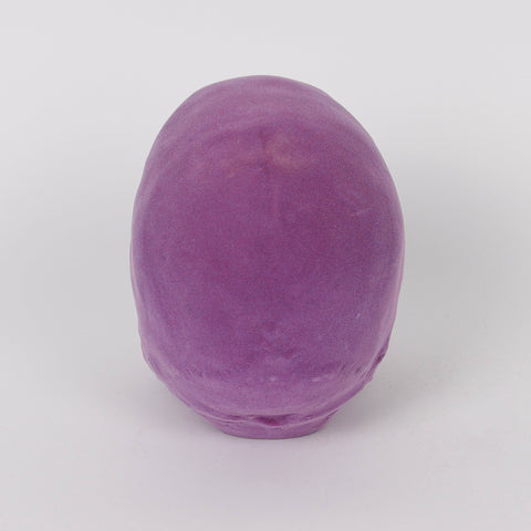 5.75*4.5*5.75''Purple Flocking Skull Décor