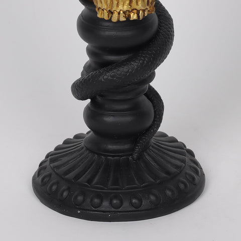 4*9''Gold Skull Head Candle Holder Décor