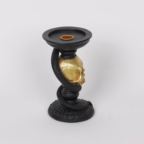 4*6.875''Skull Head Candle Holder Décor