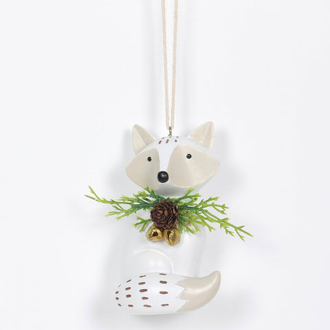 Fe Resin Fox Orn