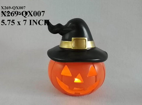 Halloween Plastic Deor w/LED