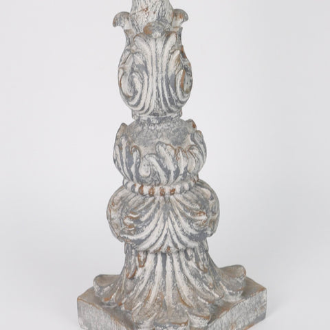 Baroque-Inspired Decorative Candle Holder – Antique Ornate Vintage Table Centerpiece