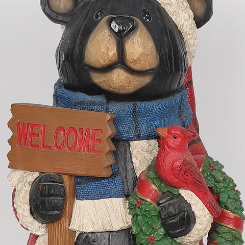 Christmas Resin Bear Décor