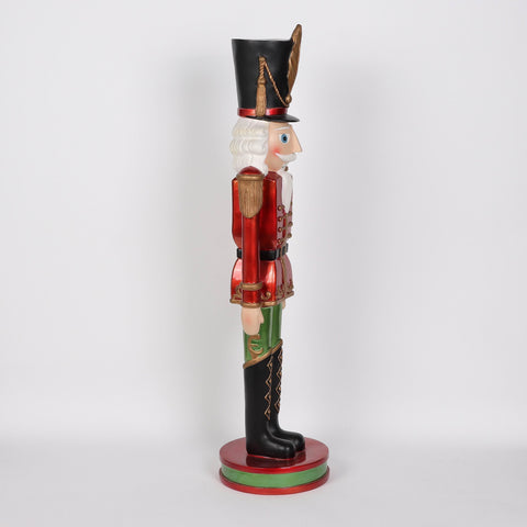 36" Christmas Nutcracker Decoration – Festive Holiday Indoor/Outdoor Statue