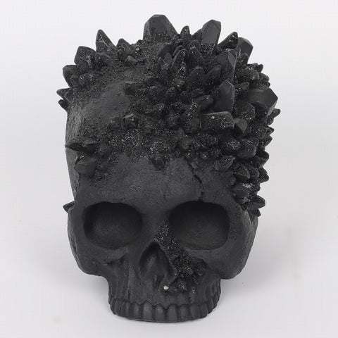 6.0*4.5*5.0''Black Skull Décor