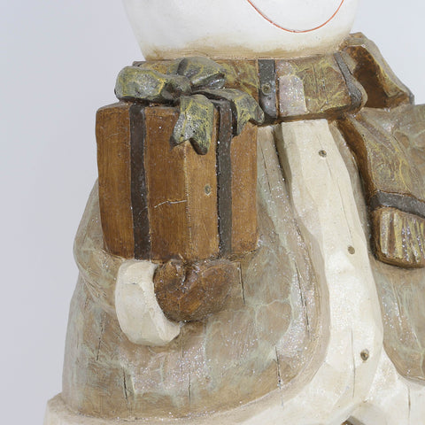 Christmas Resin Snowman W/ Light Décor