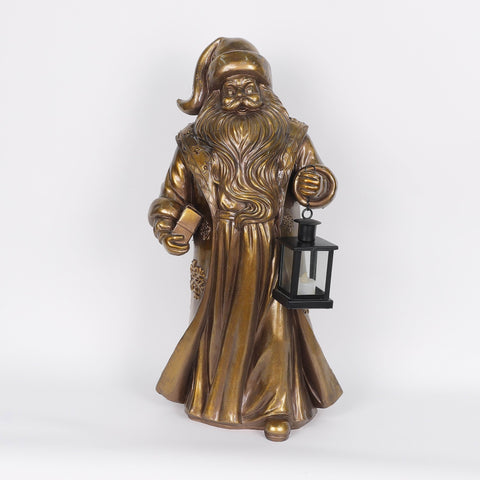 Christmas Resin Santa W/ Light Décor