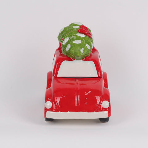 Christmas Ceramic Car W/ Tree