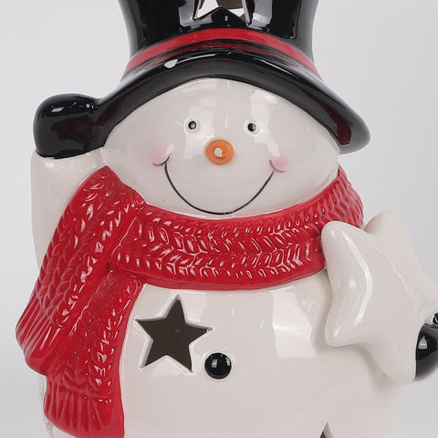 Christmas Ceramic Snowman Décor