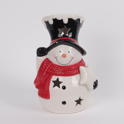Christmas Ceramic Snowman Décor