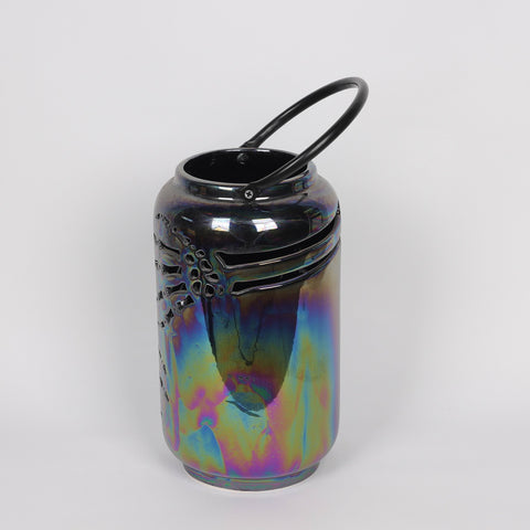 7*12''Electroplated Colorful Ceramic Jar Décor