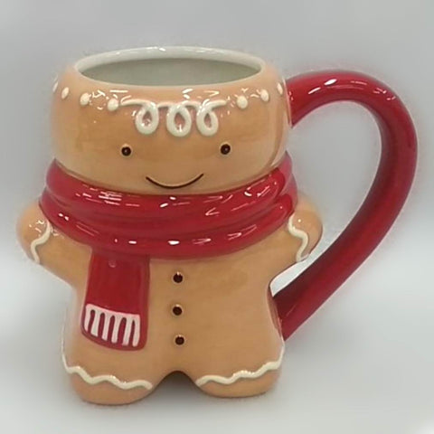 Christmas Ceramic Gingerbread Mug