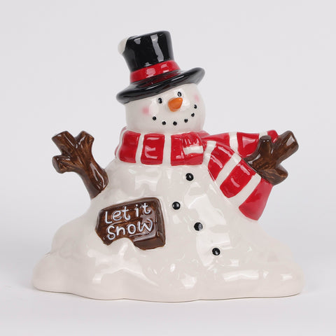Christmas Ceramic Snowman Décor