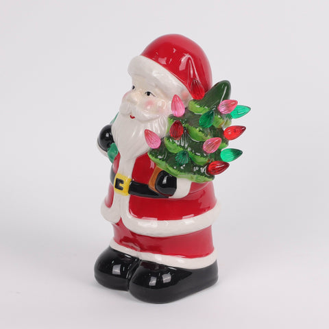 Christmas Ceramic Santa Décor