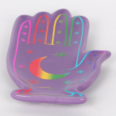 3.5*5.875*0.5''Purple Glove-Shaped Décor