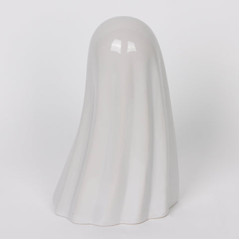 5.6*4.6*8.7''White Ceramic Ghost Décor
