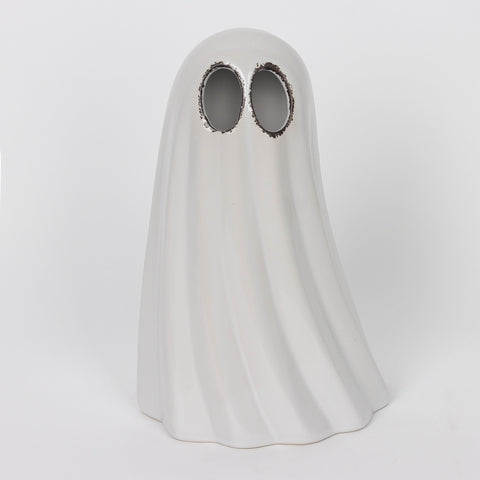 5.6*4.6*8.7''White Ceramic Ghost Décor
