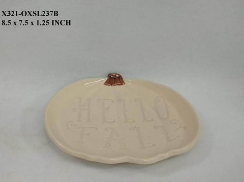 Ceramic Fall Pumpkin