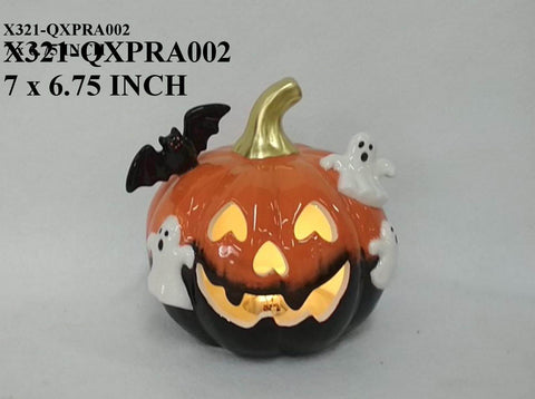 Halloween Ceramic decor w/ LED