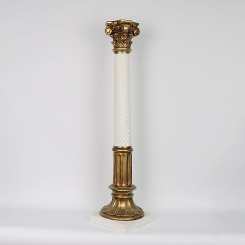Roman Pillar Candle Holder – Vintage Wedding Centerpiece – Greek Column Decor – Classic Roman Style Candle Stand for Home or Event