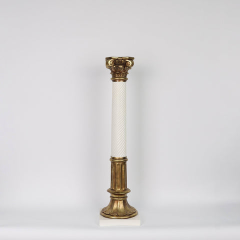 Roman Pillar Candle Holder – Vintage Wedding Centerpiece – Greek Column Decor – Classic Roman Style Candle Stand for Home or Event