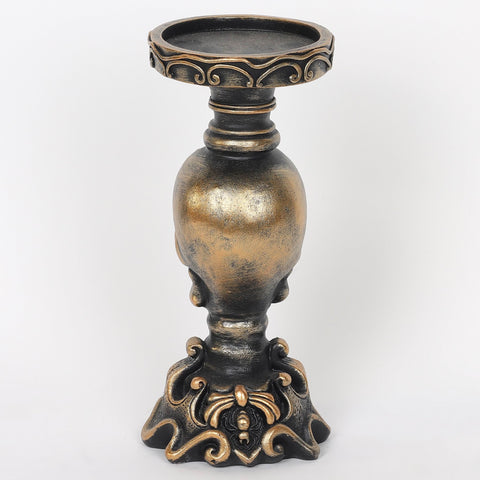 4.0*10.5''Resin Skull Candle Holder Décor