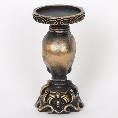 3.75*9.0''Resin Skull Candle Holder Décor