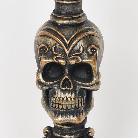 3.5*7.5'' Resin Skull Candle Holder Décor