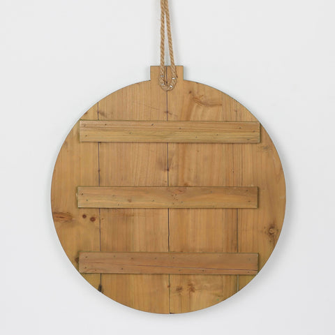 Christmas 13.0*0.75*0.0''Green Mdf Wall Hanger | Christmas Decor | Festive Holiday Decoration