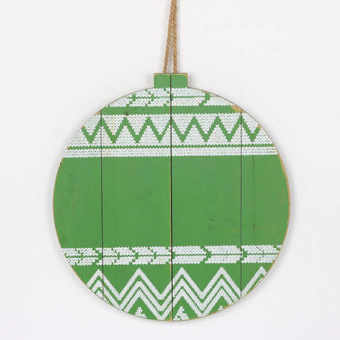 Christmas 13.0*0.75*0.0''Green Mdf Wall Hanger | Christmas Decor | Festive Holiday Decoration