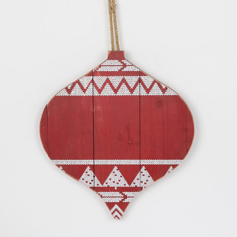 Christmas 12.625*0.75*14.0''Mdf Red Heart Wall Hanger | Christmas Decor | Festive Holiday Decoration