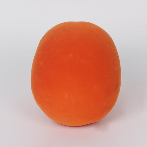 7.5*5.0*5.5''Orange Flocking Skull Décor