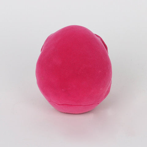 5.0*3.25*3.5''Rose Red Flocking Skull Décor