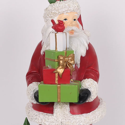 Christmas Resin Santa W/ Led