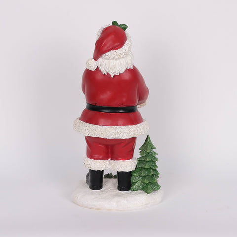 Christmas Resin Santa W/ Led