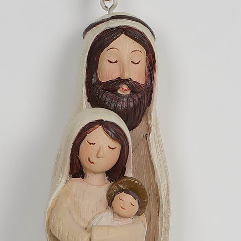 Resin Wholy Family Ornament