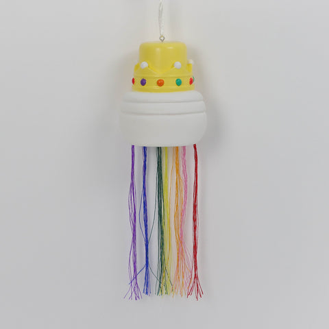 Christmas Resin Nutcracker Head Ornament
