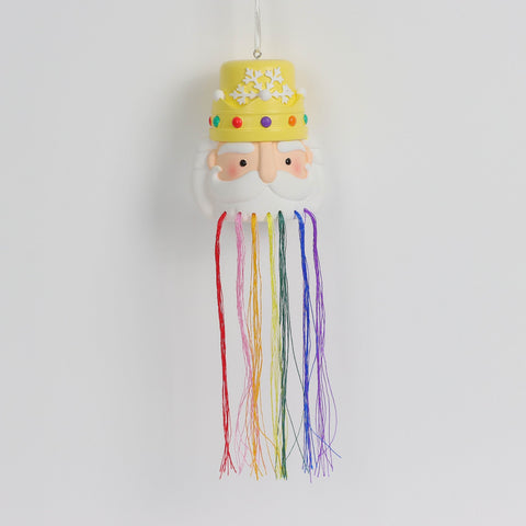 Christmas Resin Nutcracker Head Ornament