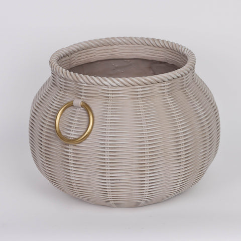 Plastic Rattern Basket