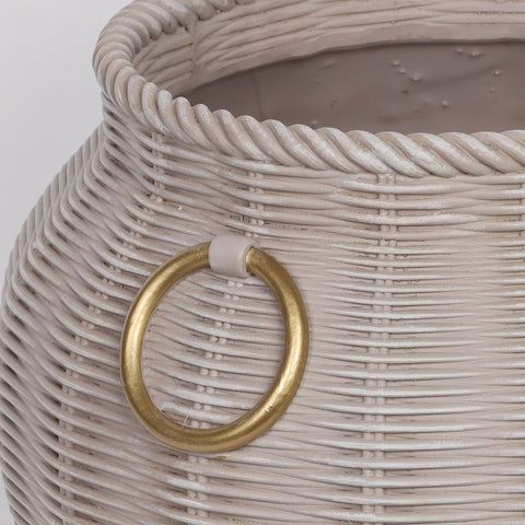 Plastic Rattern Basket