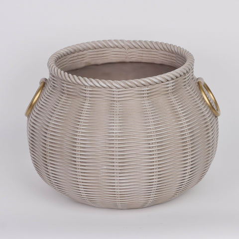 Plastic Rattern Basket